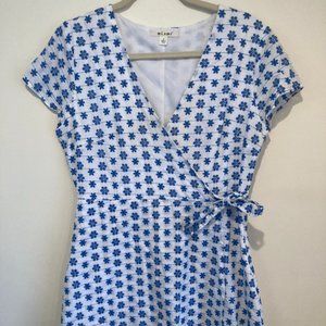 Miami Embroidered Floral Dress